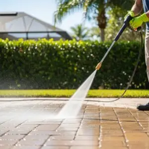 pressure washing pavers brevard county florida